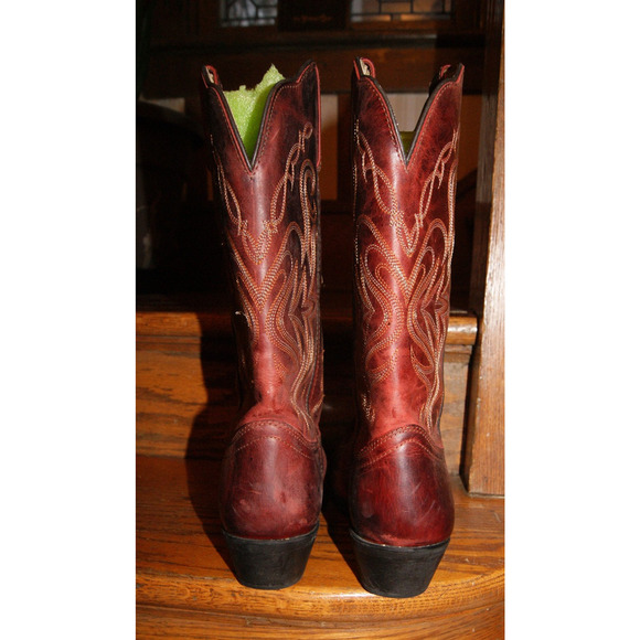 Smokey Mountain Boots Style 6471 Red Madison Pattern Women's Size 11 D - Picture 7 of 8